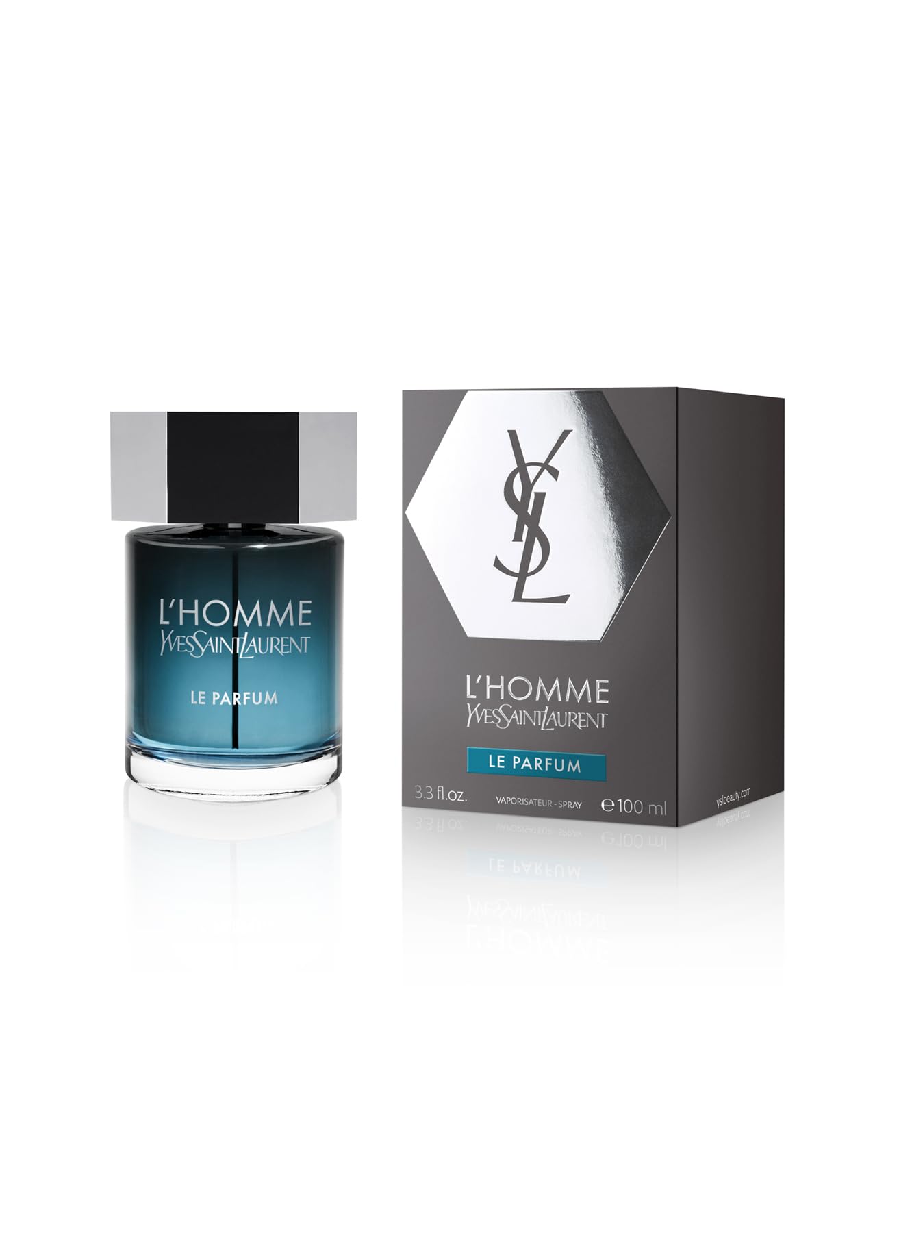 YSL LHomme Le Parfum base notes of cedarwood and vetiver for lasting warmth