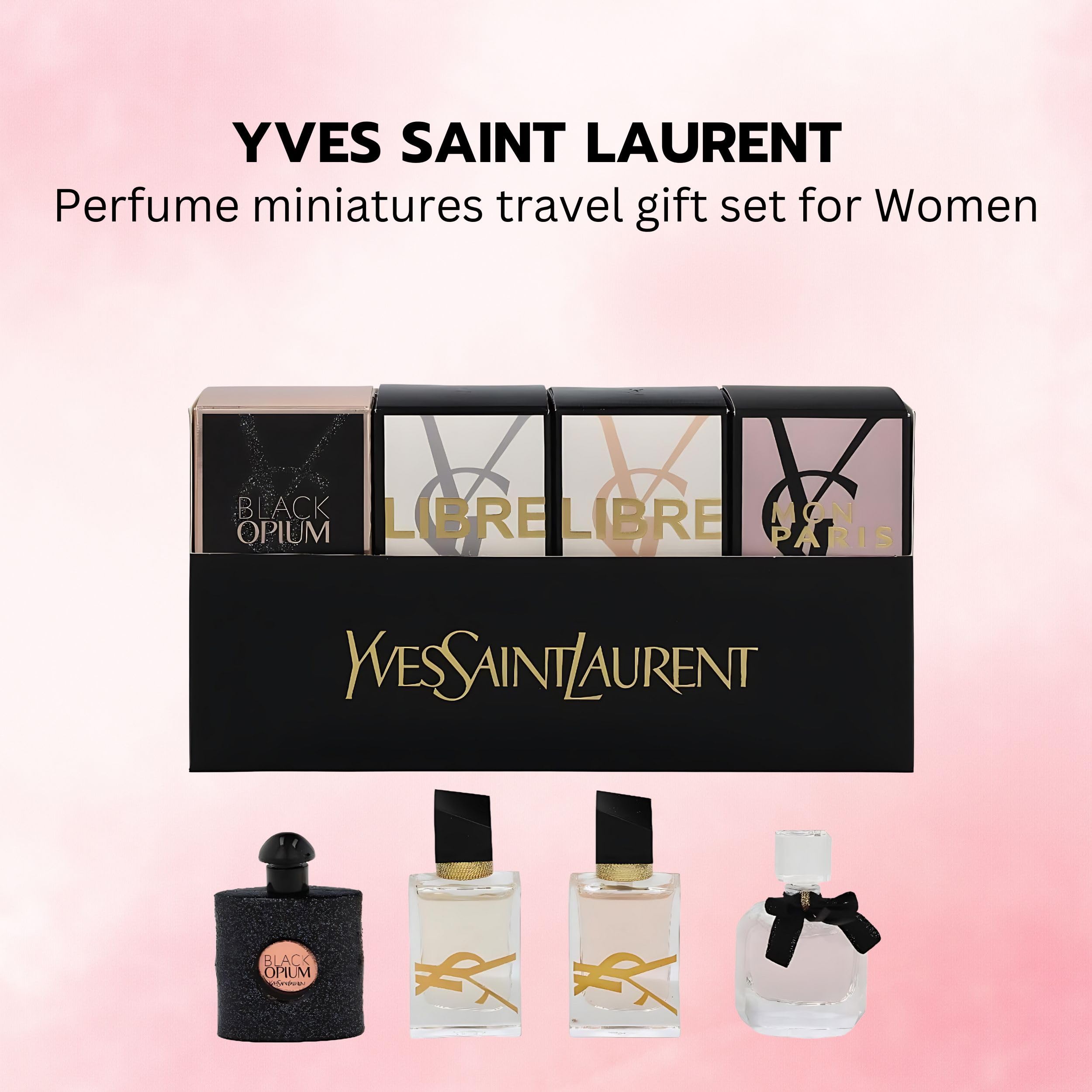YSL Libre EDP mini bottle showcased for versatile day-to-night fragrance.
