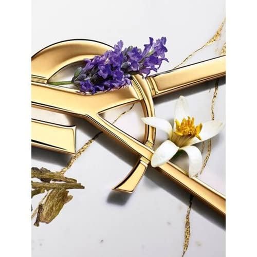 YSL Libre packaging display, elegant design elevates vanity setup.