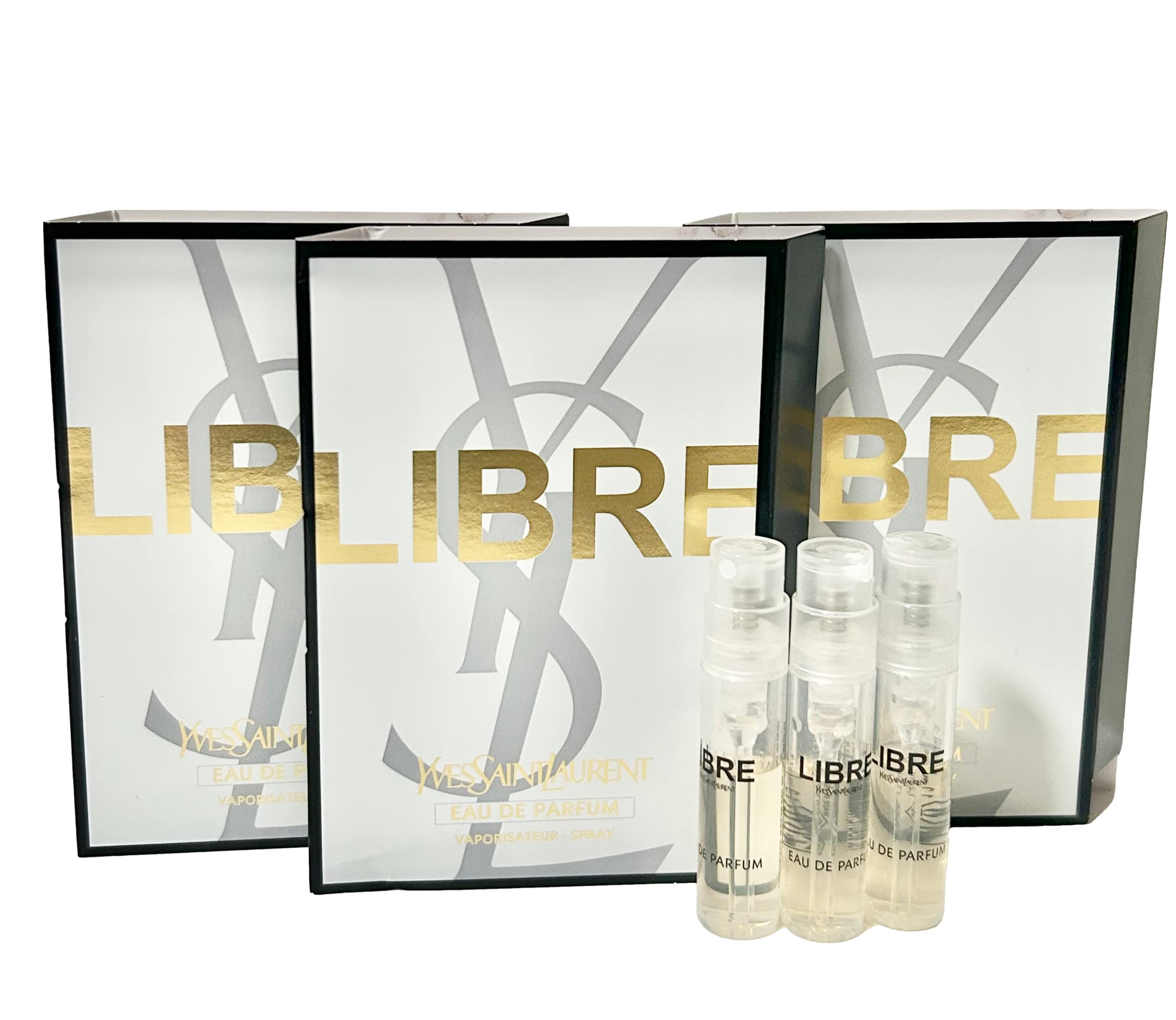 Yves Saint Laurent Libre 3-pack front view for travel-size exploration