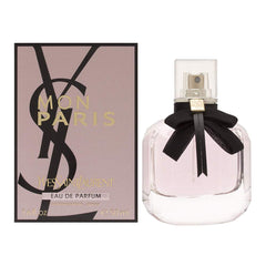 Yves Saint Laurent Mon Paris bottle—sleek design for an elegant everyday fragrance experience.