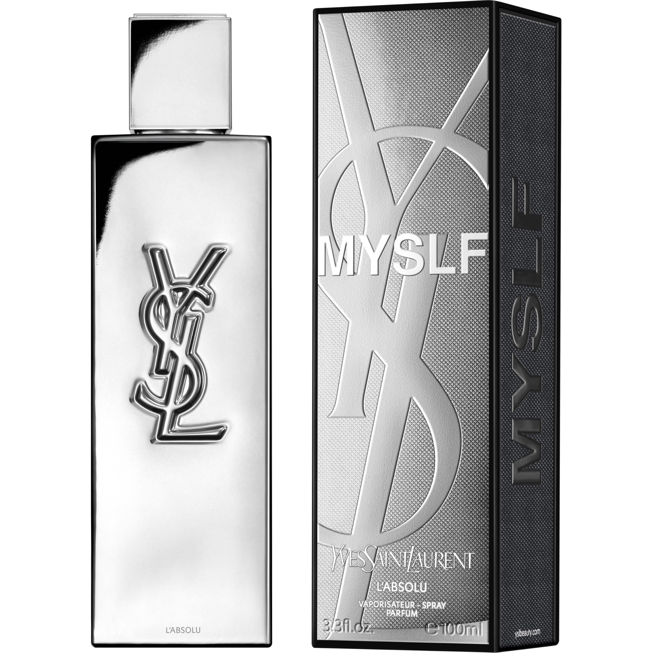 YSL MYSLF L'ABSOLU EDP bottle for men, ideal for confident daily wear.