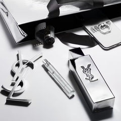 YSL Myslf Absolu ginger top-note closeup for a cool-spiced fragrance moment.