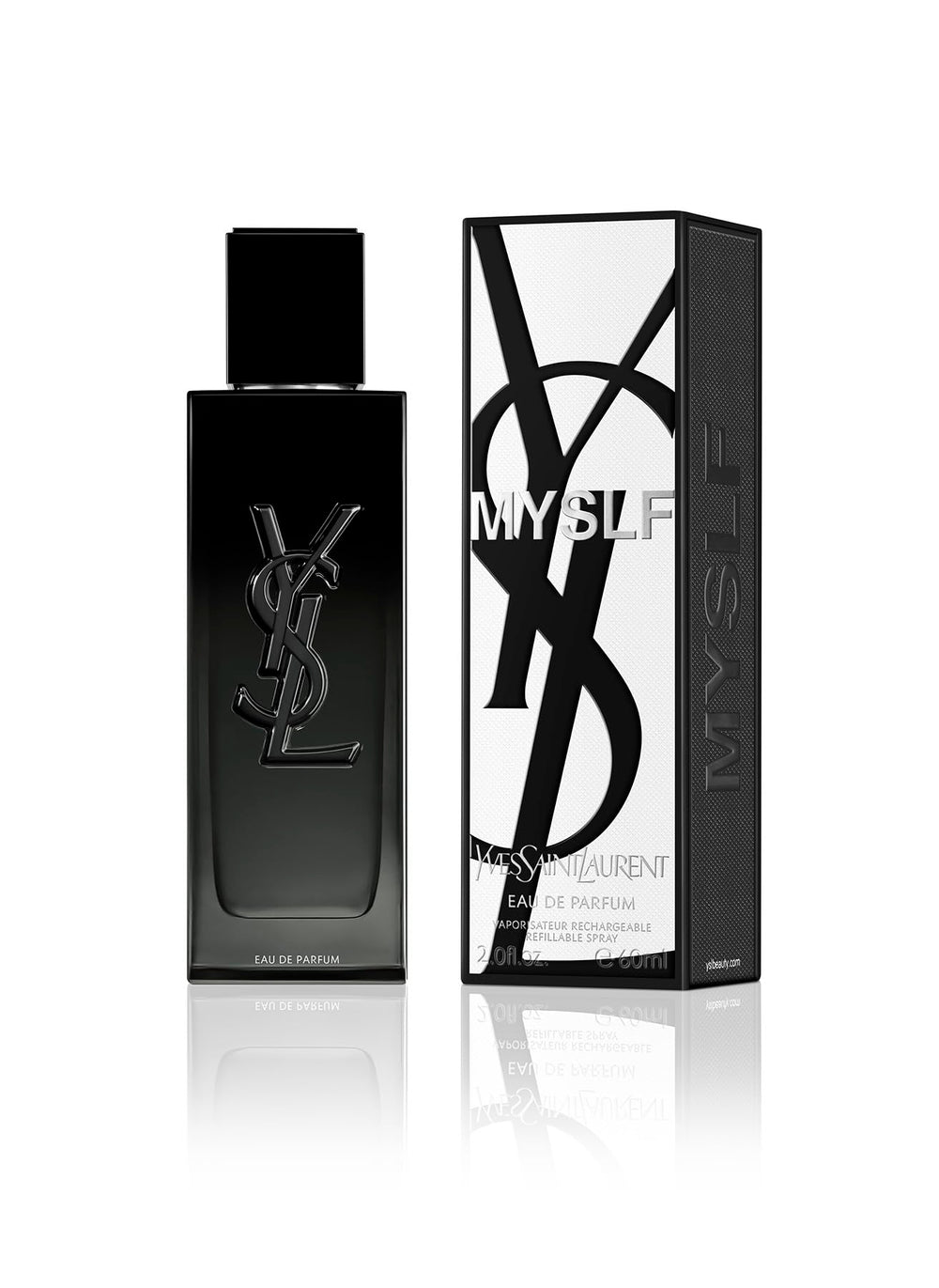 Yves Saint Laurent Myslf refill-pack image reinforces eco-conscious choice
