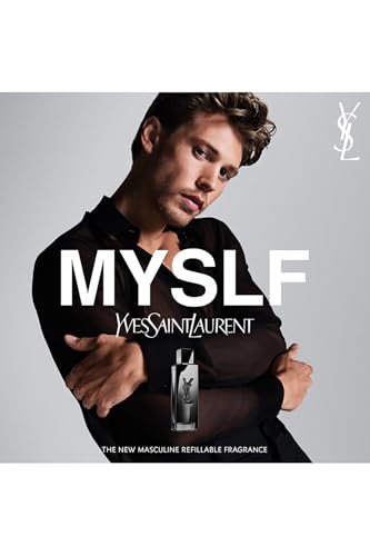 YSL Myslf store display image for in-store sampling and discovery.