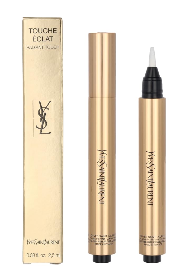 Yves Saint Laurent Radiant Touch bottle in luminous ivory brightens instantly.