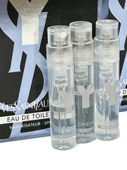 YSL Y Men EDT vial two for travel-friendly sampling.