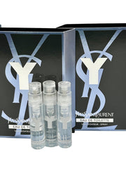 YSL Y Men sample vial three for convenient testing.