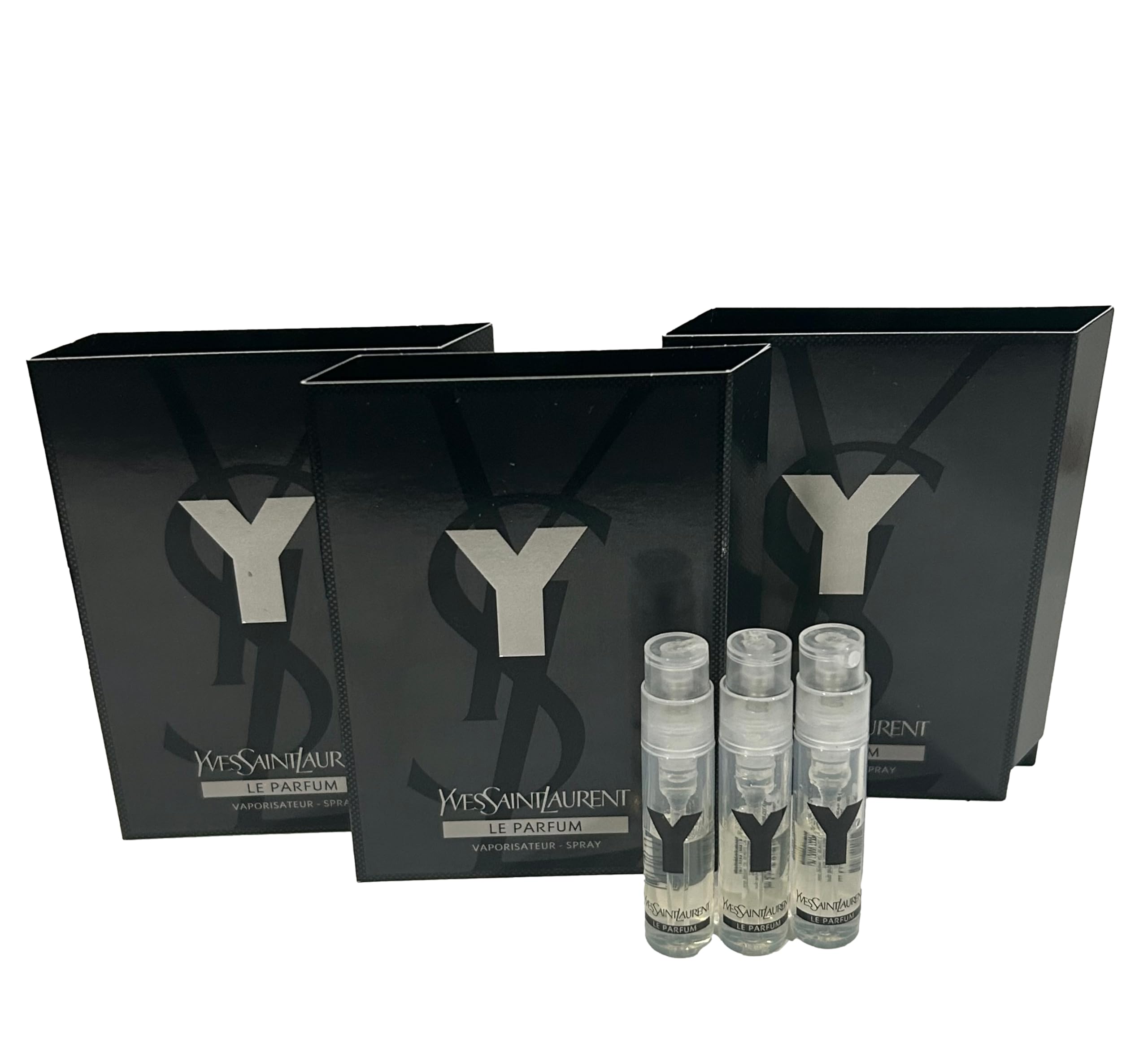 Yves Saint Laurent Y Men sample set of 3 vials for testing and travel.