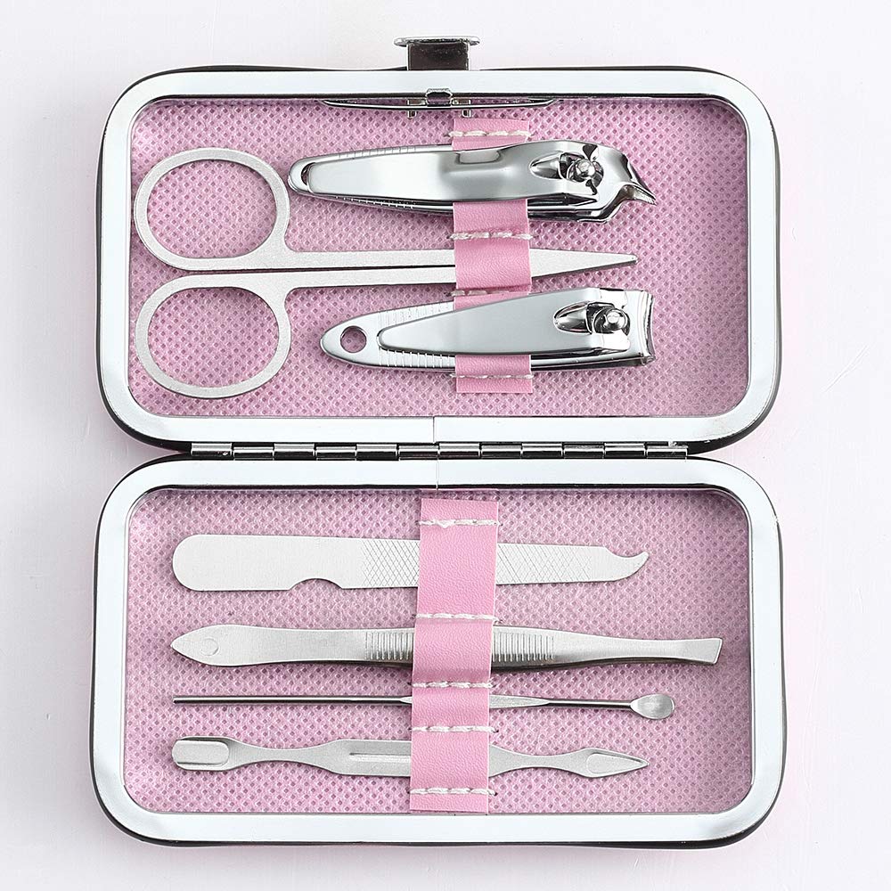 YWQ stainless steel manicure tools close-up – durable finish for precise grooming tasks.