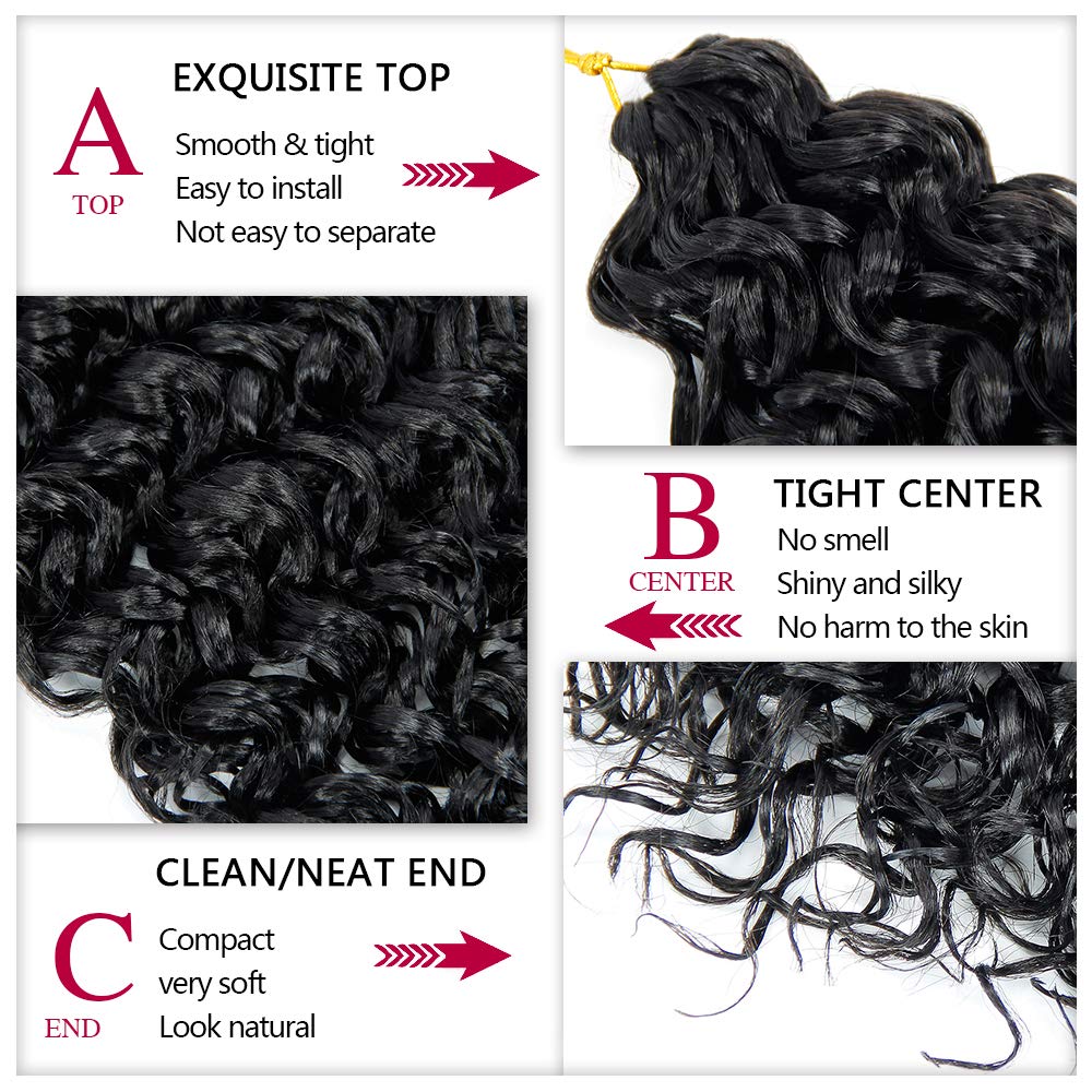Installation process of YXCHERISHAIR crochet hair demonstrating ease of use.