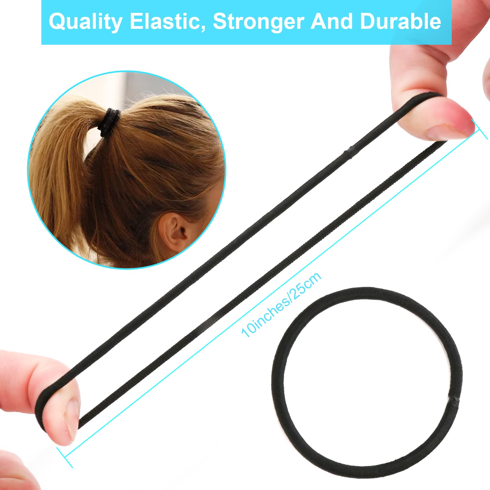 YXYL hair ties durable-material with quick recovery for all-day hold