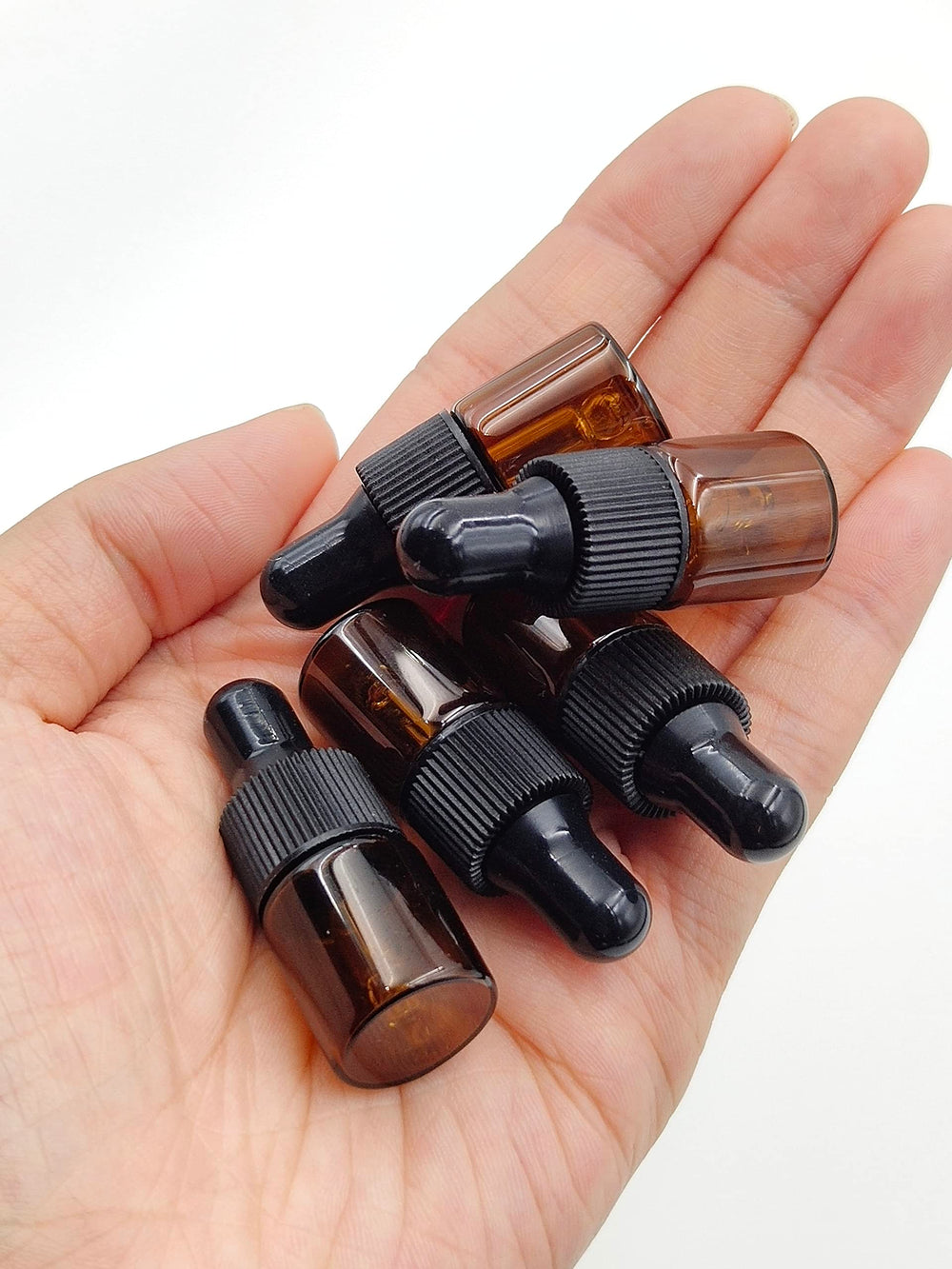 YYNGJCK amber glass dropper bottle UV protection for light-sensitive liquids