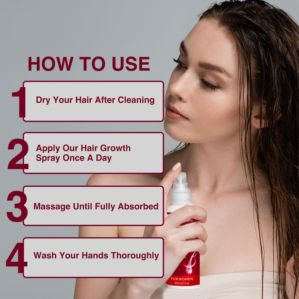 Yzmoffer 5% Minoxidil Spray dosing spray atomizer for precise application.