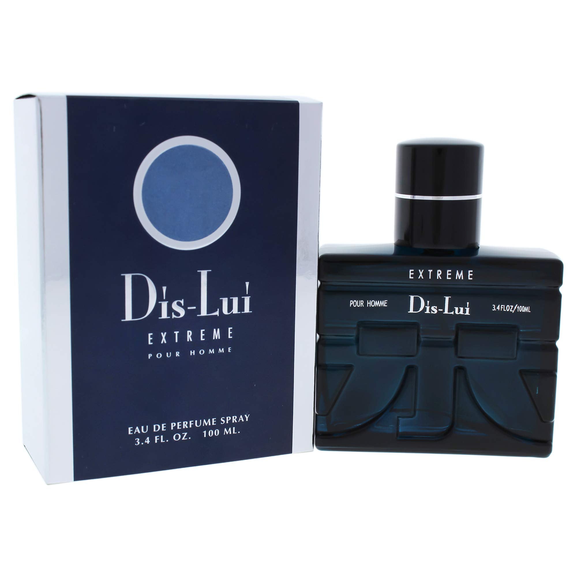 YZY Perfume Dis Lui Extreme for Men bottle front, long-lasting scent for daily wear
