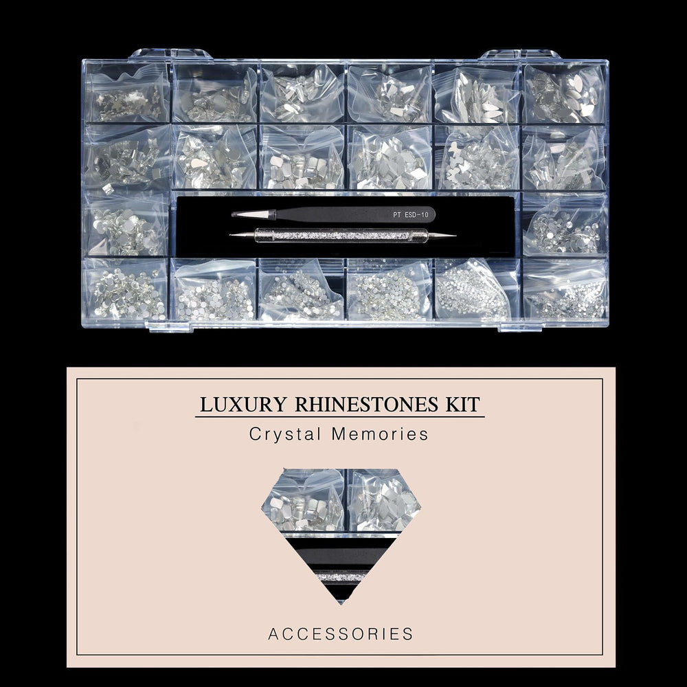 Yzzseven delicate packaging rhinestones keeps storage organized.