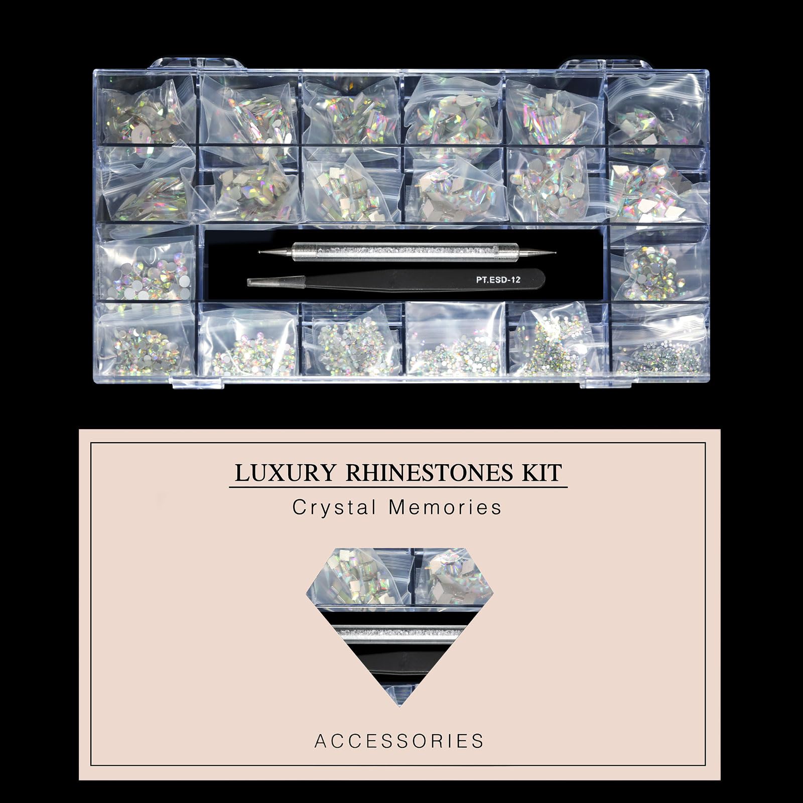 Yzzseven lightweight travel kit for on-the-go crafting