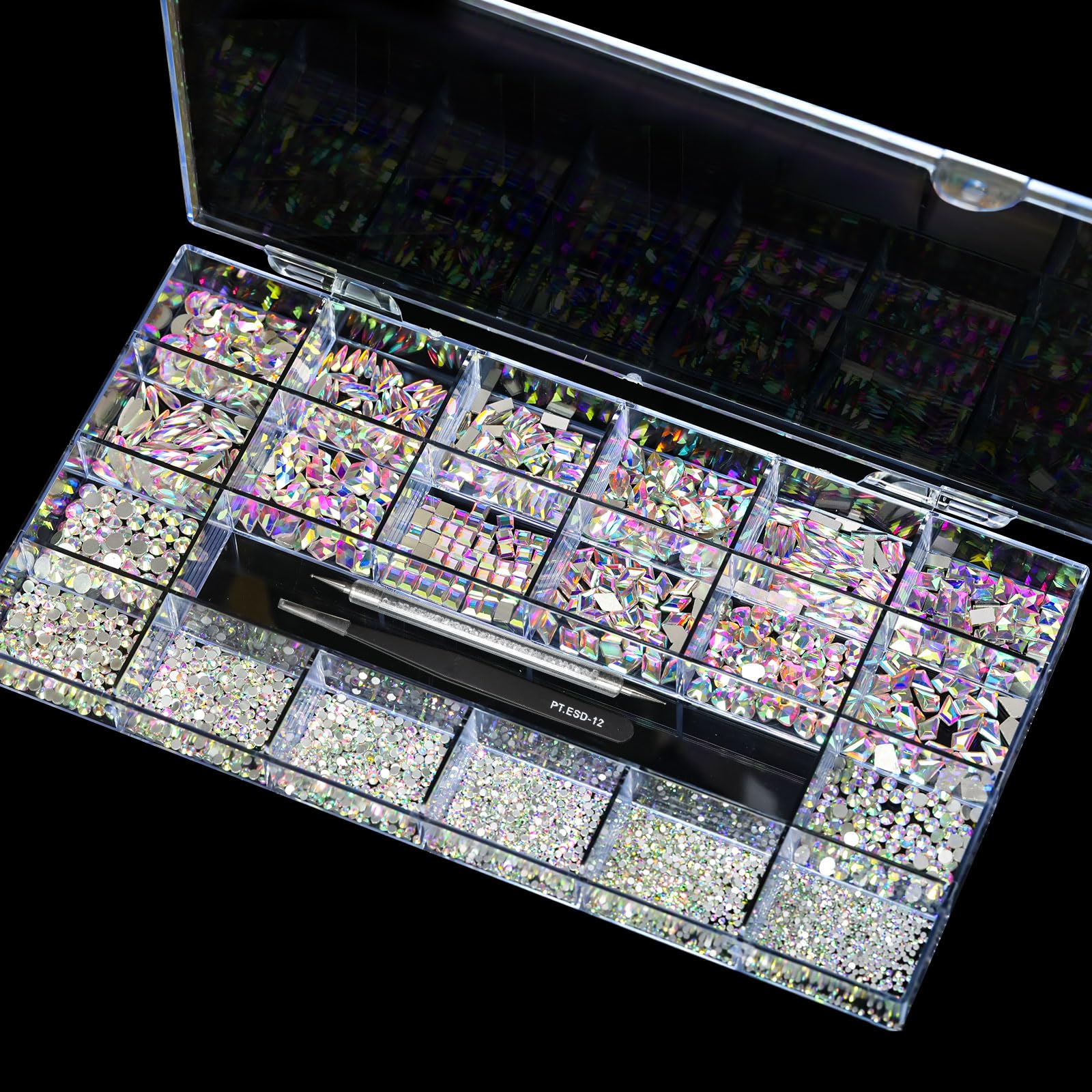 Yzzseven versatile rhinestones for nails, makeup, accessories, and more