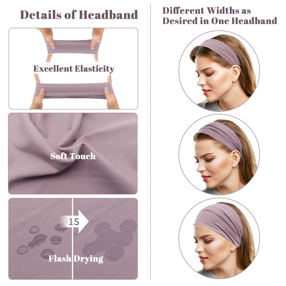 Z-CHARMMY wide headbands elevate daily outfits with chic, practical style.
