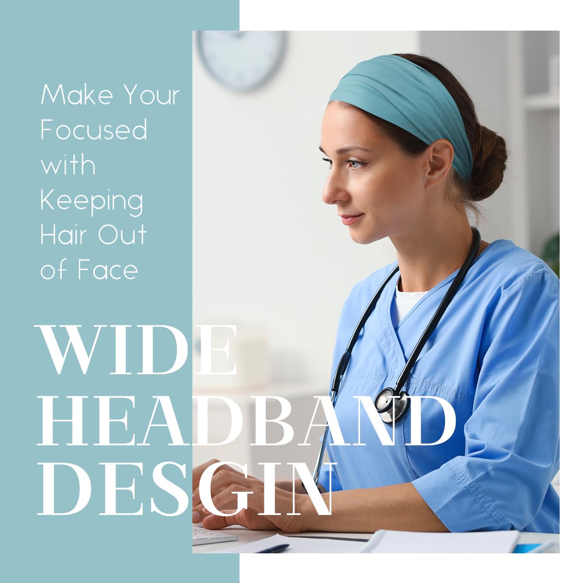 Z-CHARMMY headbands absorb sweat during workouts and hot days.