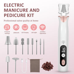 ZABOUL with built-in LED light for precise cuticle work