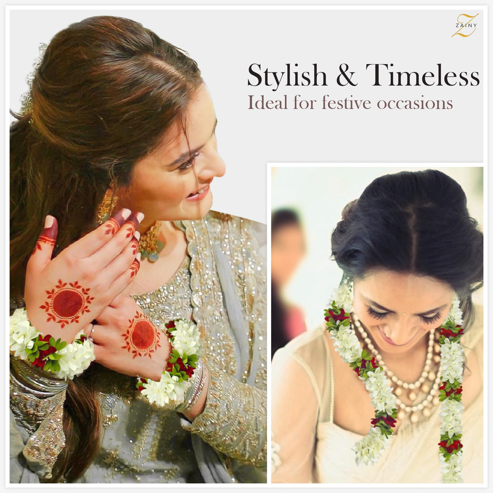 ZAINY cloth gajra durability ensures long-lasting wear