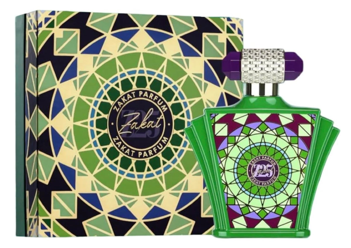Z25 by Zakat Parfum bottle closeup highlighting citrus and floral notes for daytime wear.