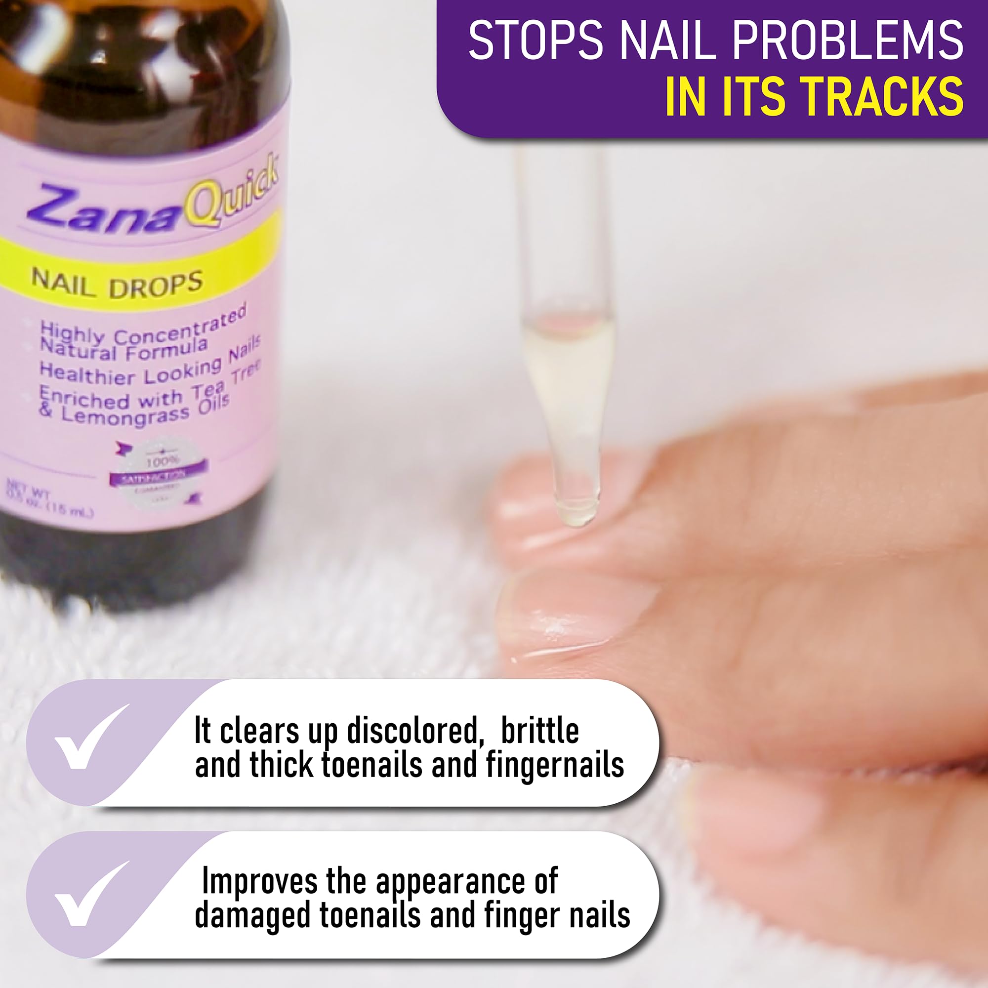 ZanaQuick clear-nails appearance image suggests potential color restoration.