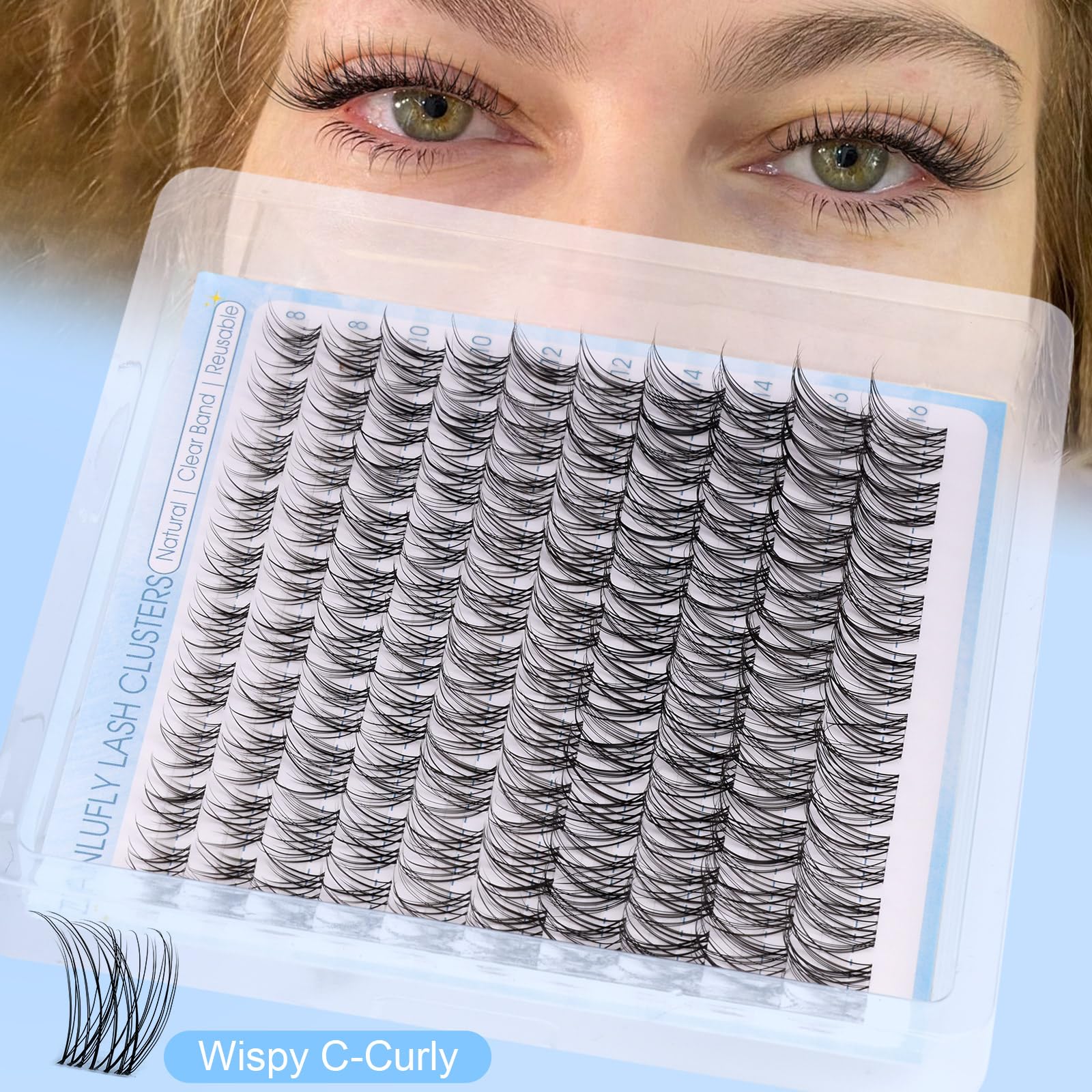 ZANLUFLY beginner-friendly lash kit with precise application
