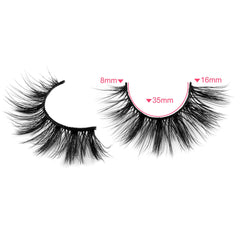 ZANLUFLY false eyelashes cat-eye 3D effect enhances eye shape