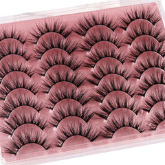 ZANLUFLY false eyelashes wispy natural look for everyday wear