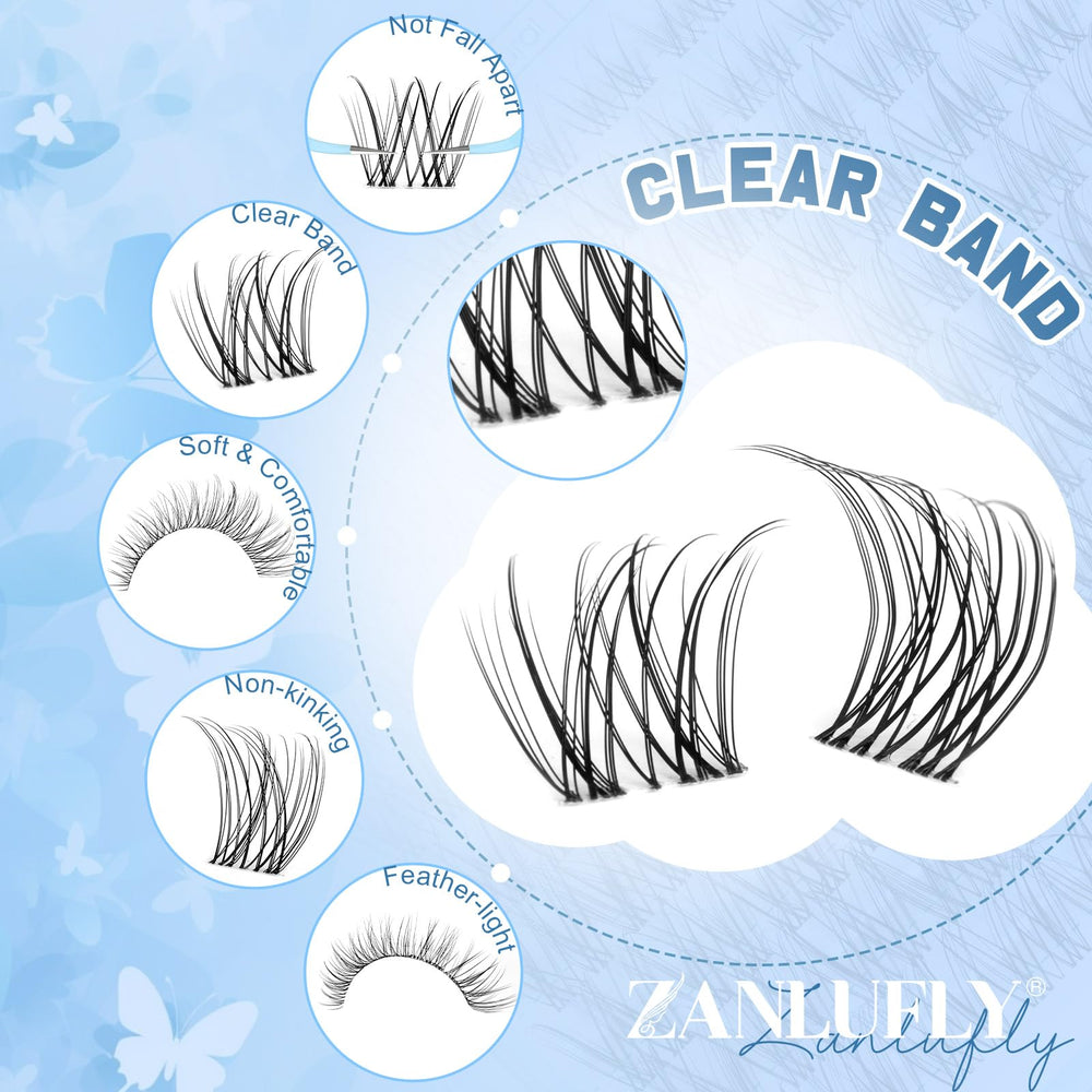ZANLUFLY salon-level eyelash kit for professional home results