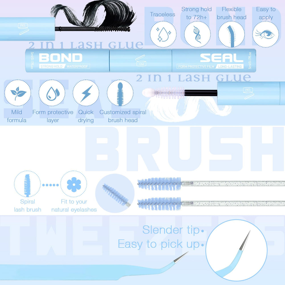 ZANLUFLY vegan, reusable lash kit for ethical beauty