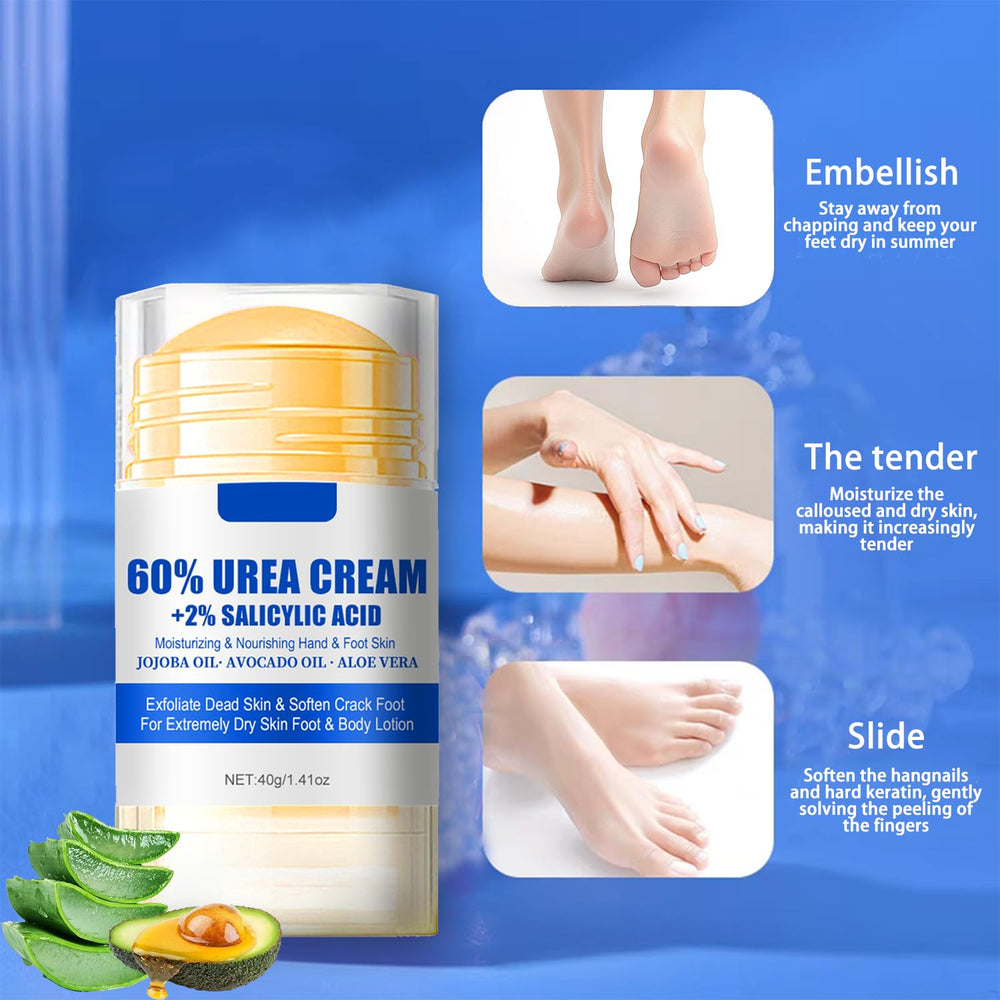 ZARICS foot care tube in daily-use context for soft feet.