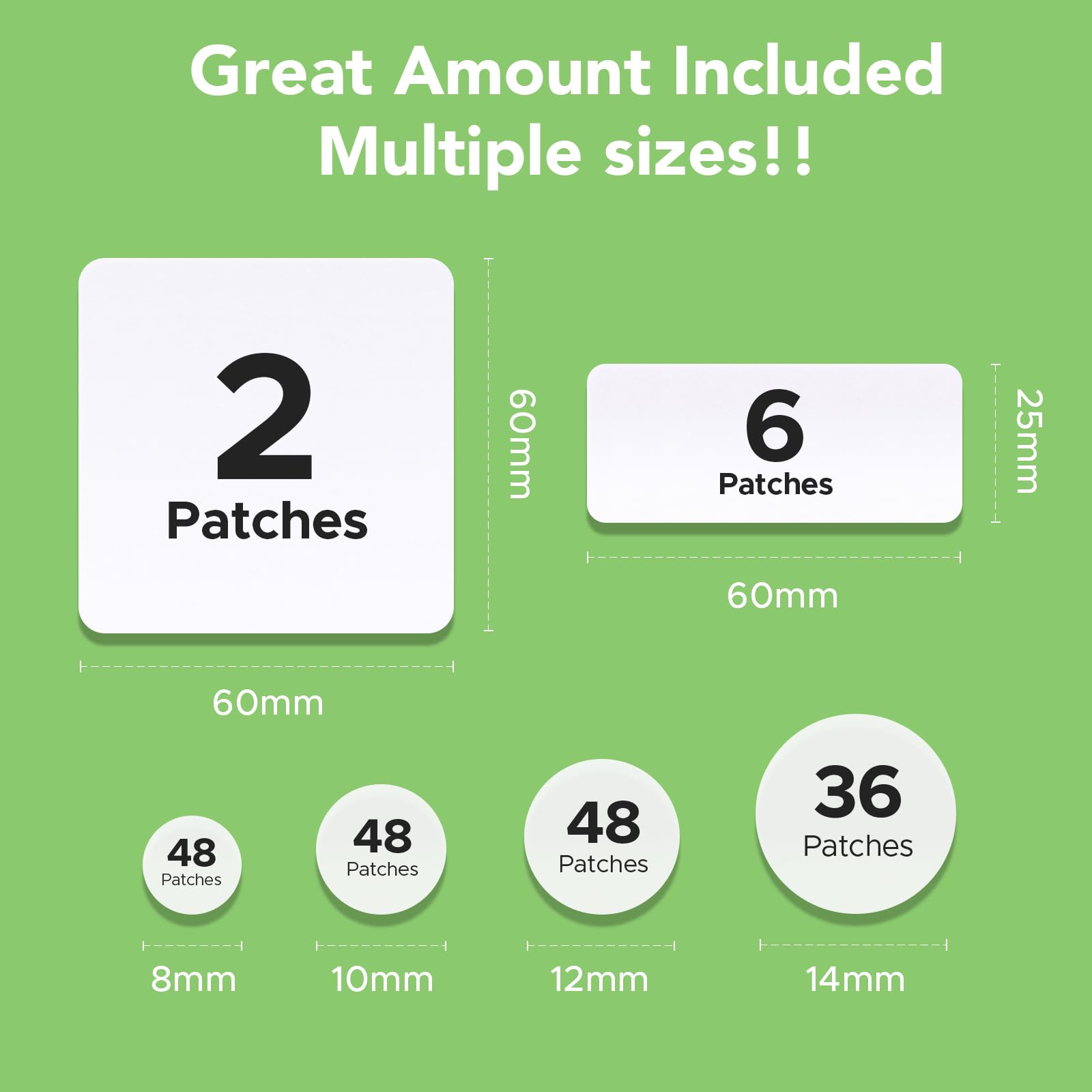 ZATKTK Pimple Patches shows 188 patches for long-term use.