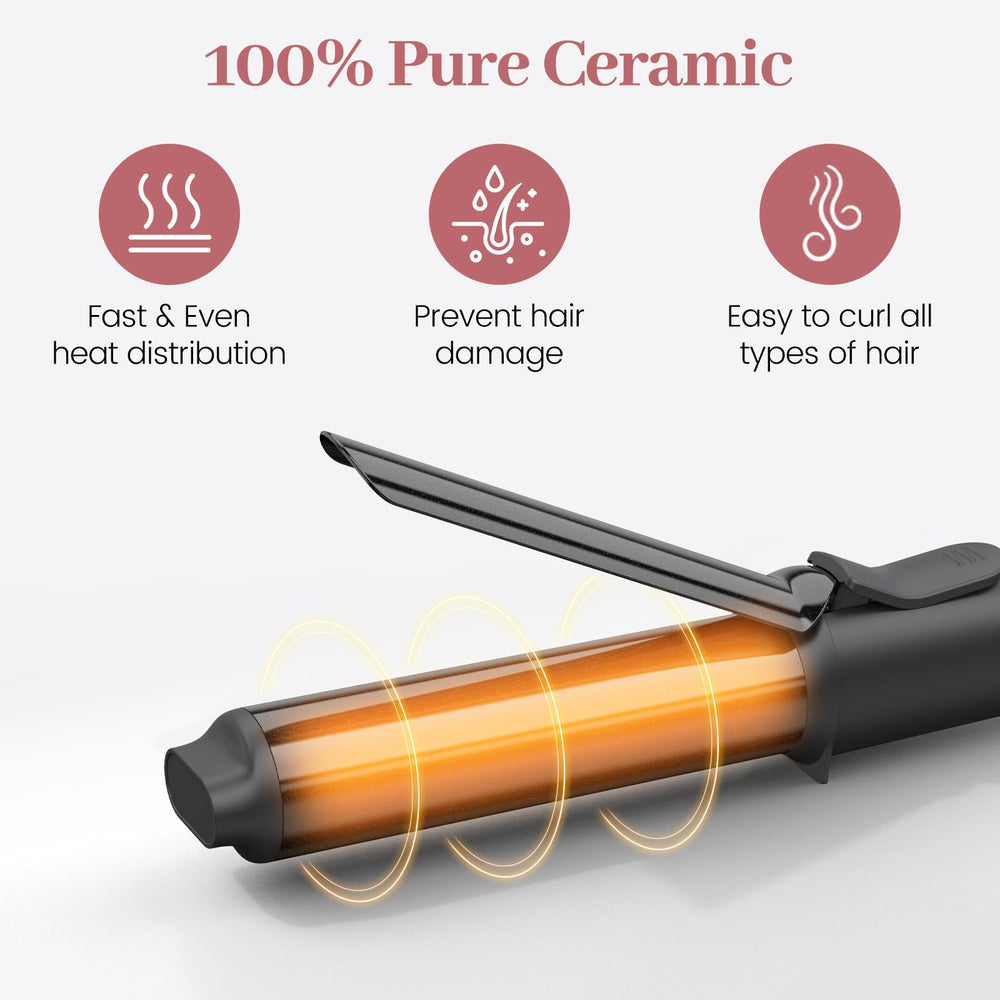 Zavarea curling iron ideal for bangs and face-framing pieces.