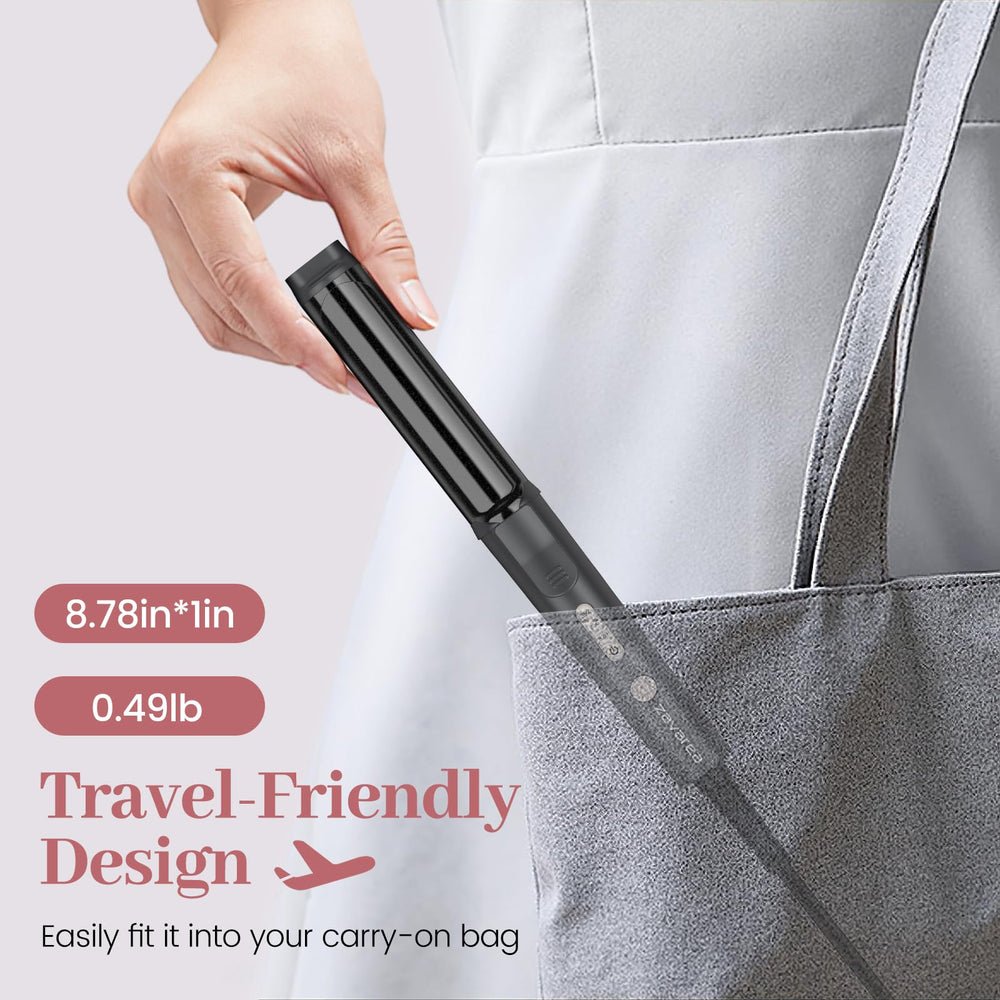 Zavarea curling iron offers three temperature settings for different hair types.