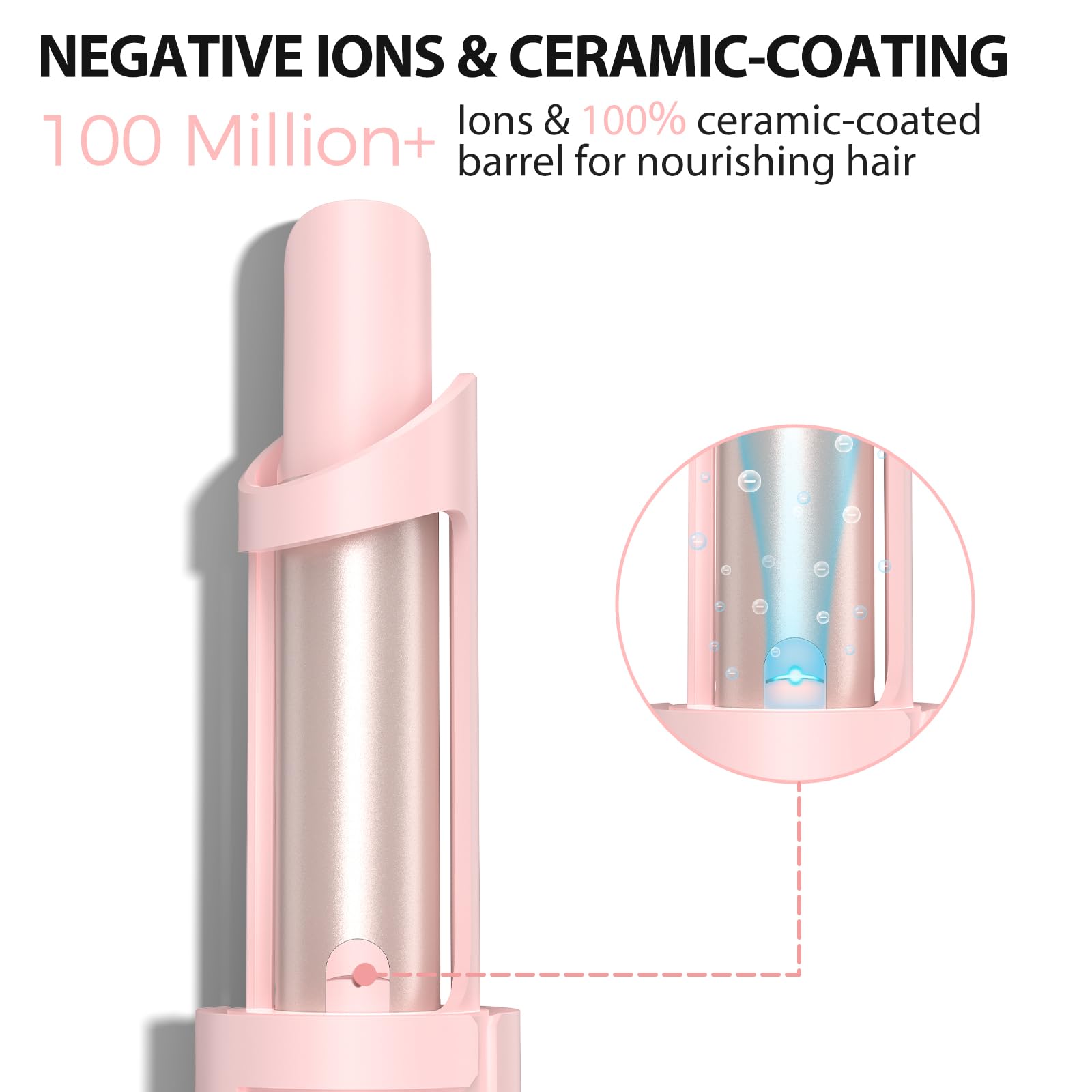 Zavarea salon-style curls at home with versatile direction options.