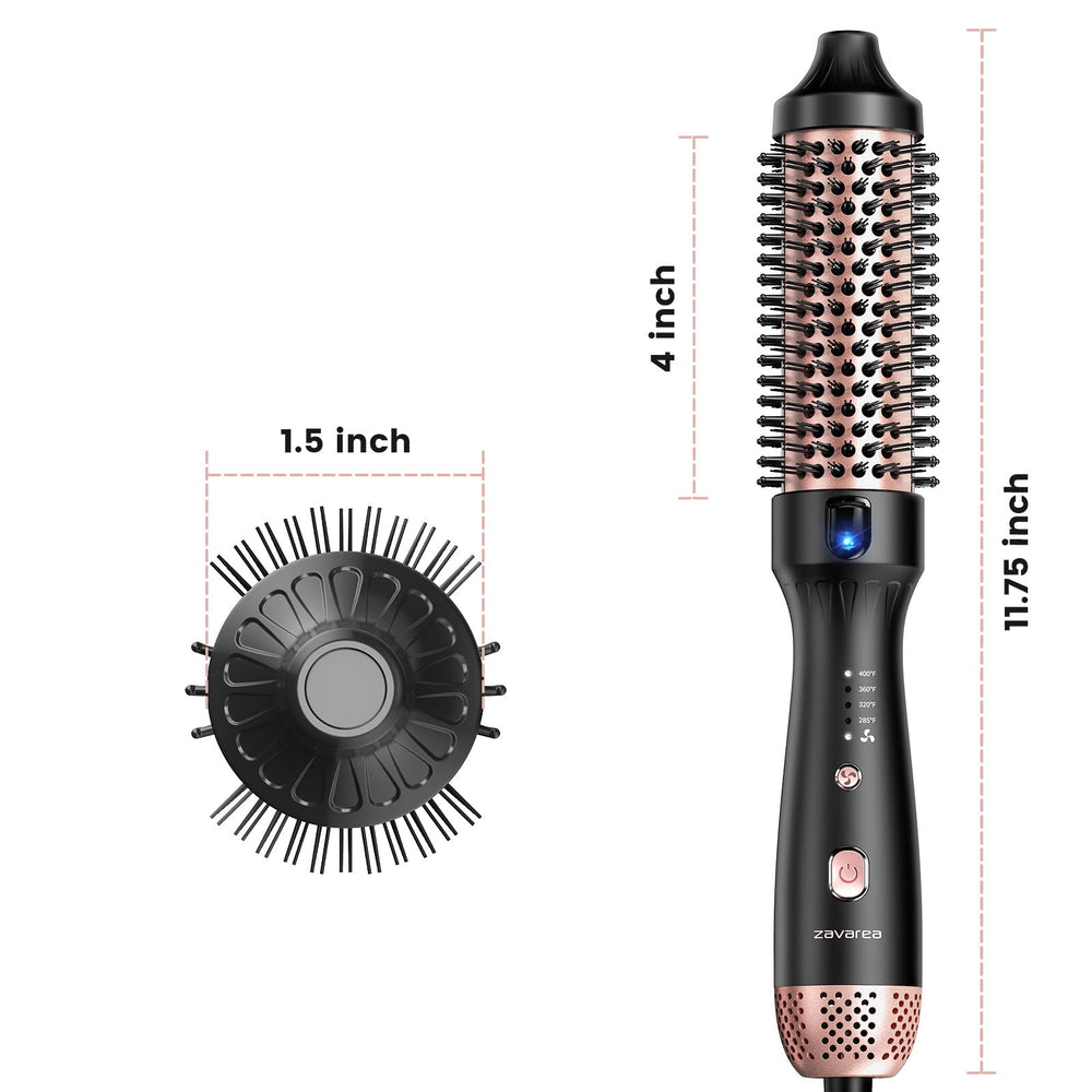 Zavarea Thermal Brush 360 swivel cord improves maneuverability during sessions.