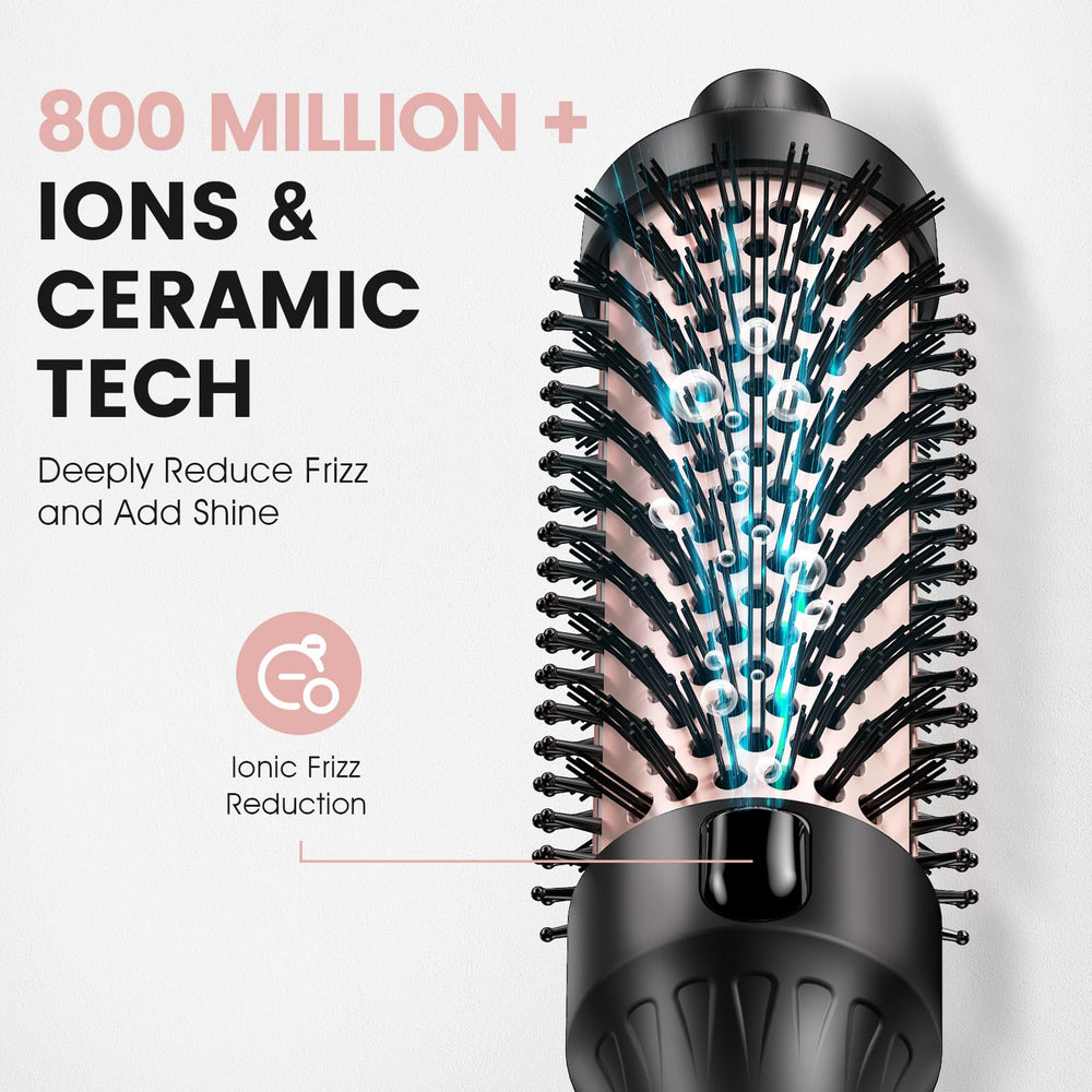 Zavarea Thermal Brush Glow-Lock for enhanced shine during use.