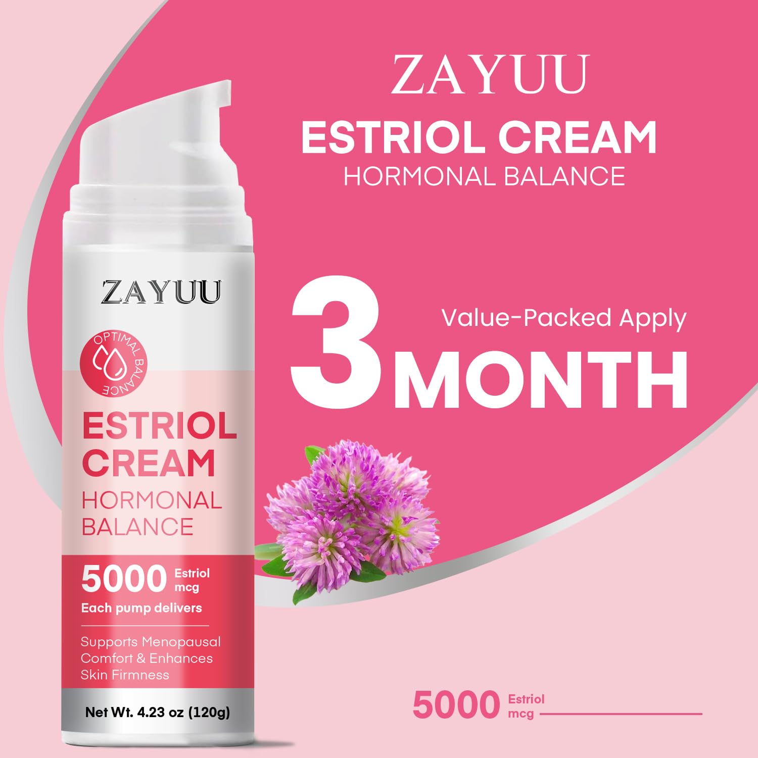 ZAYUU Estriol Face Cream application scene demonstrates simple daily self-care ritual.