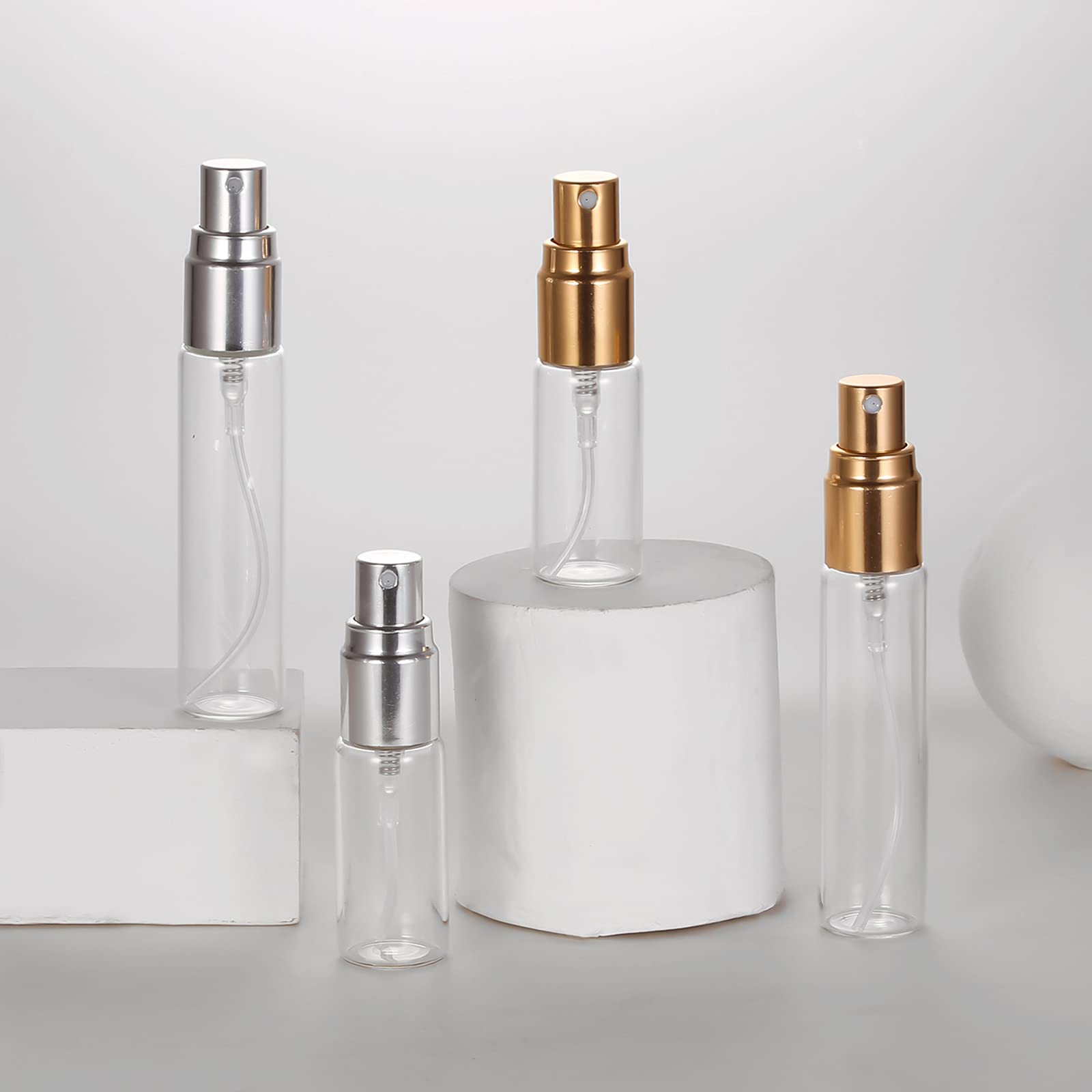 ZbFwmx gold-cap atomizer for perfume and essential oils