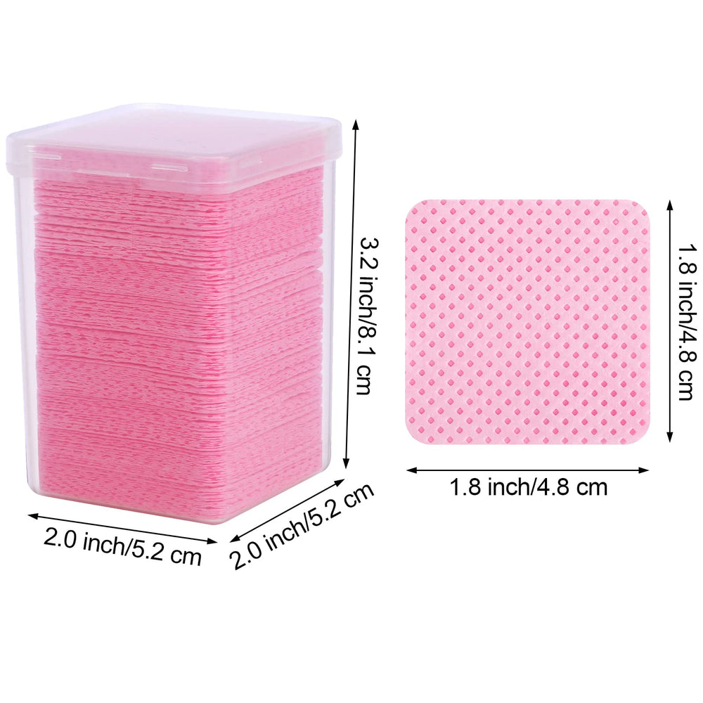 ZCDPFCBD toallitas algodón uñas rosadas: suaves y muy absorbentes para limpieza.