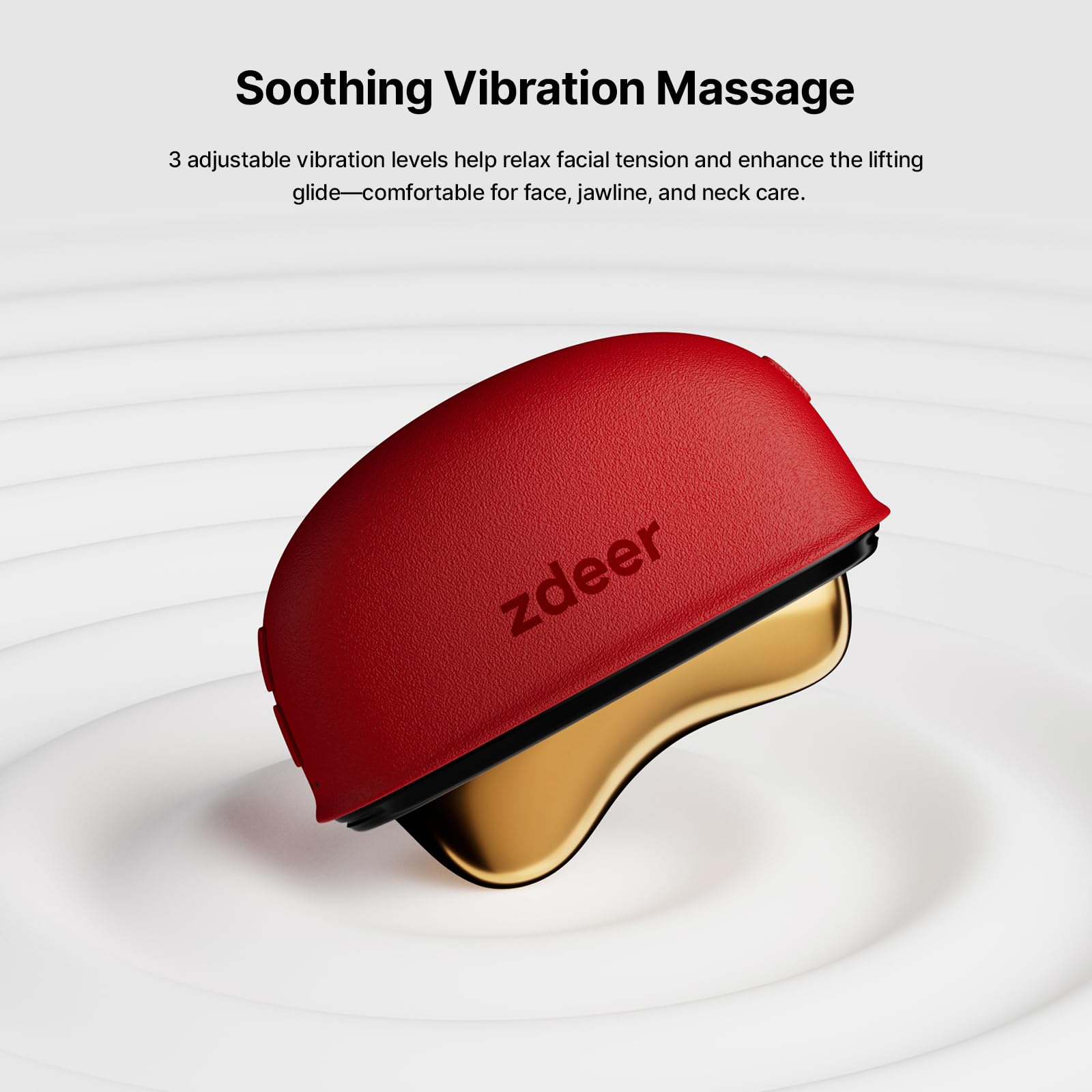 ZDEER Electric Gua Sha face and neck massage for relaxing routines and absorption