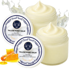 zdiwond grass-fed tallow honey balm packaging shows eco-friendly jar for on-the-go moisture
