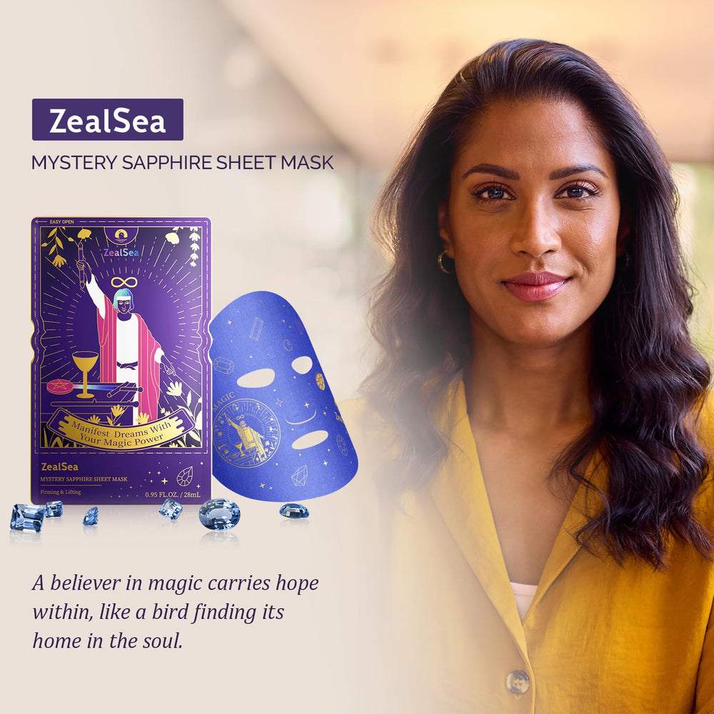 ZealSea mask featuring niacinamide and vitamin C for even-toned skin.