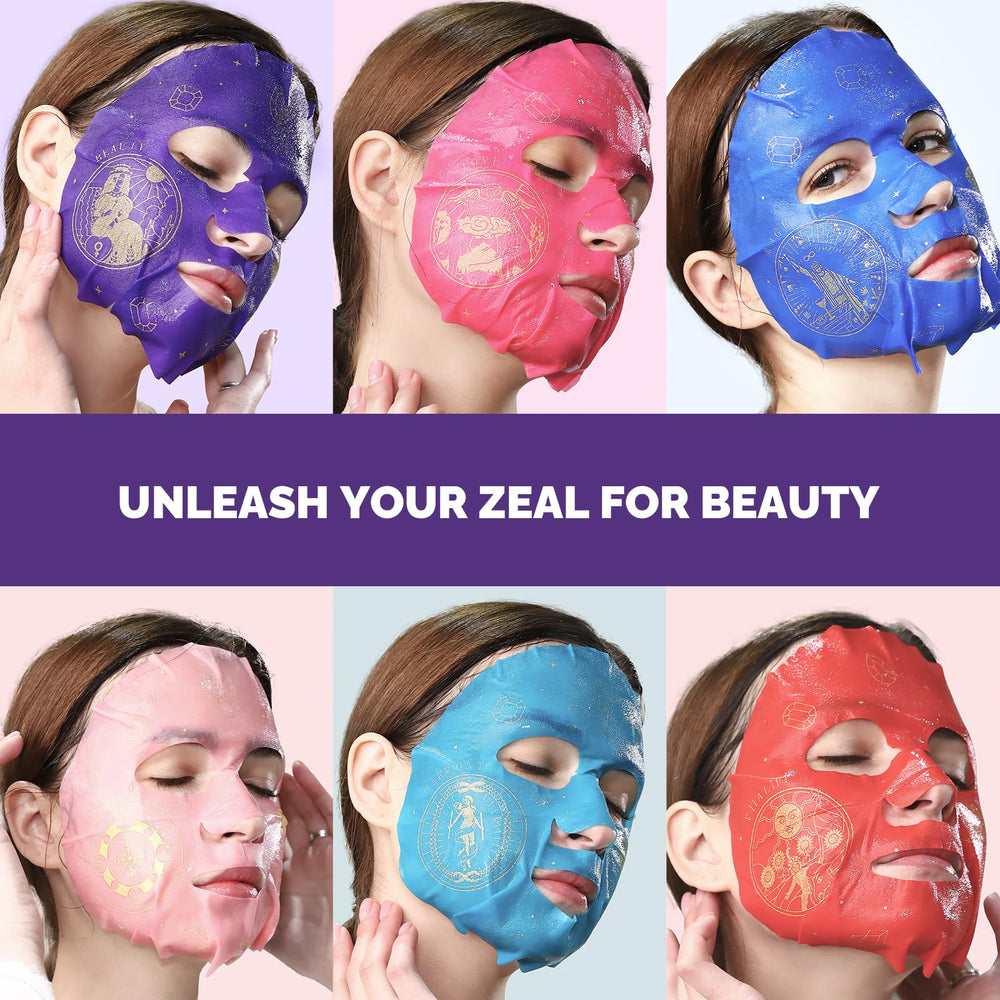ZealSea face mask sheet closeup highlighting premium bamboo fiber sheet for comfort.