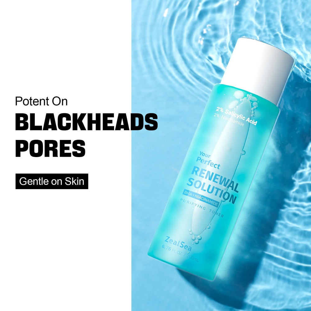 ZealSea Salicylic Acid Toner packaging preserves active ingredients for consistent exfoliation.