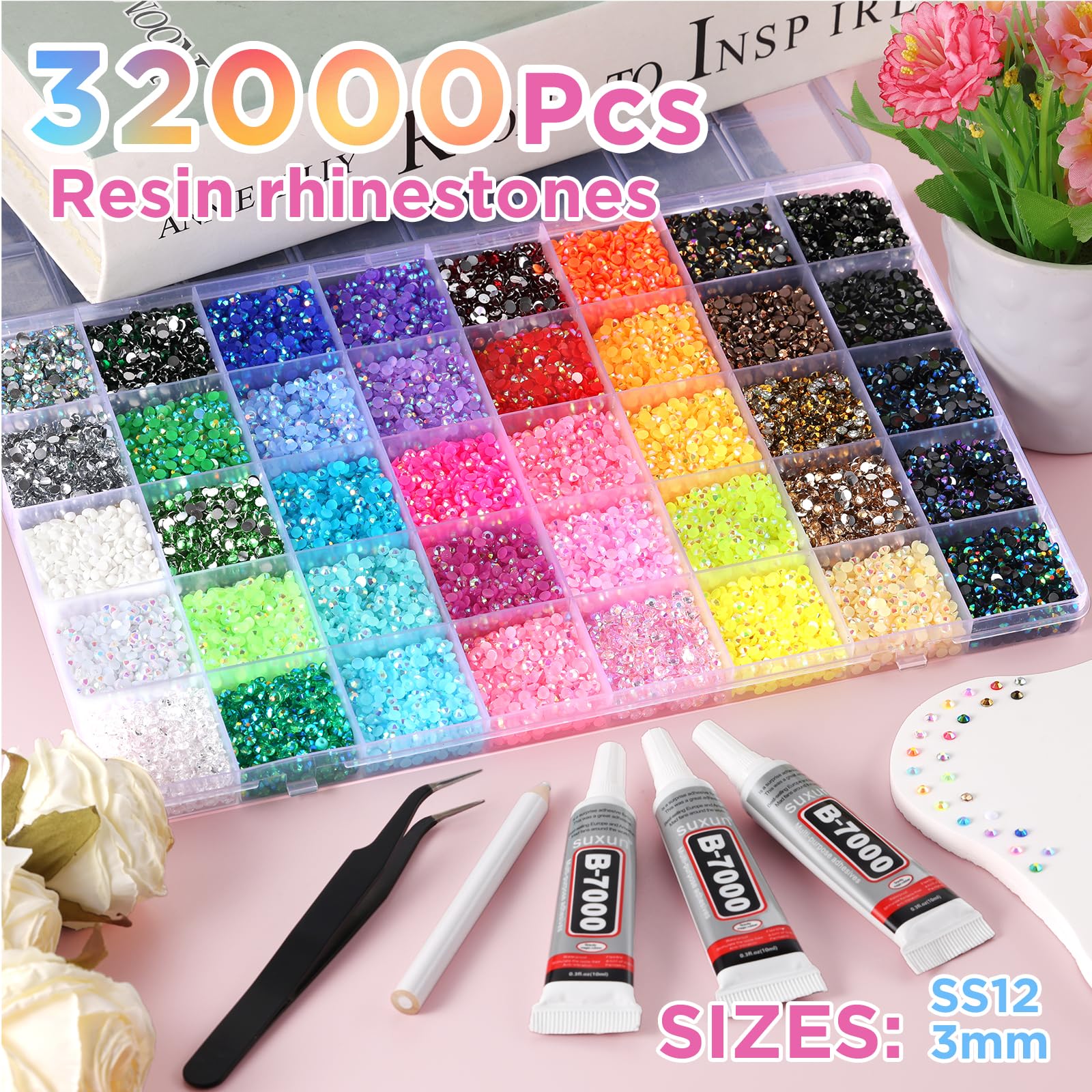 Zefy bedazzling on clothing and accessories adds sparkling detail to outfits.