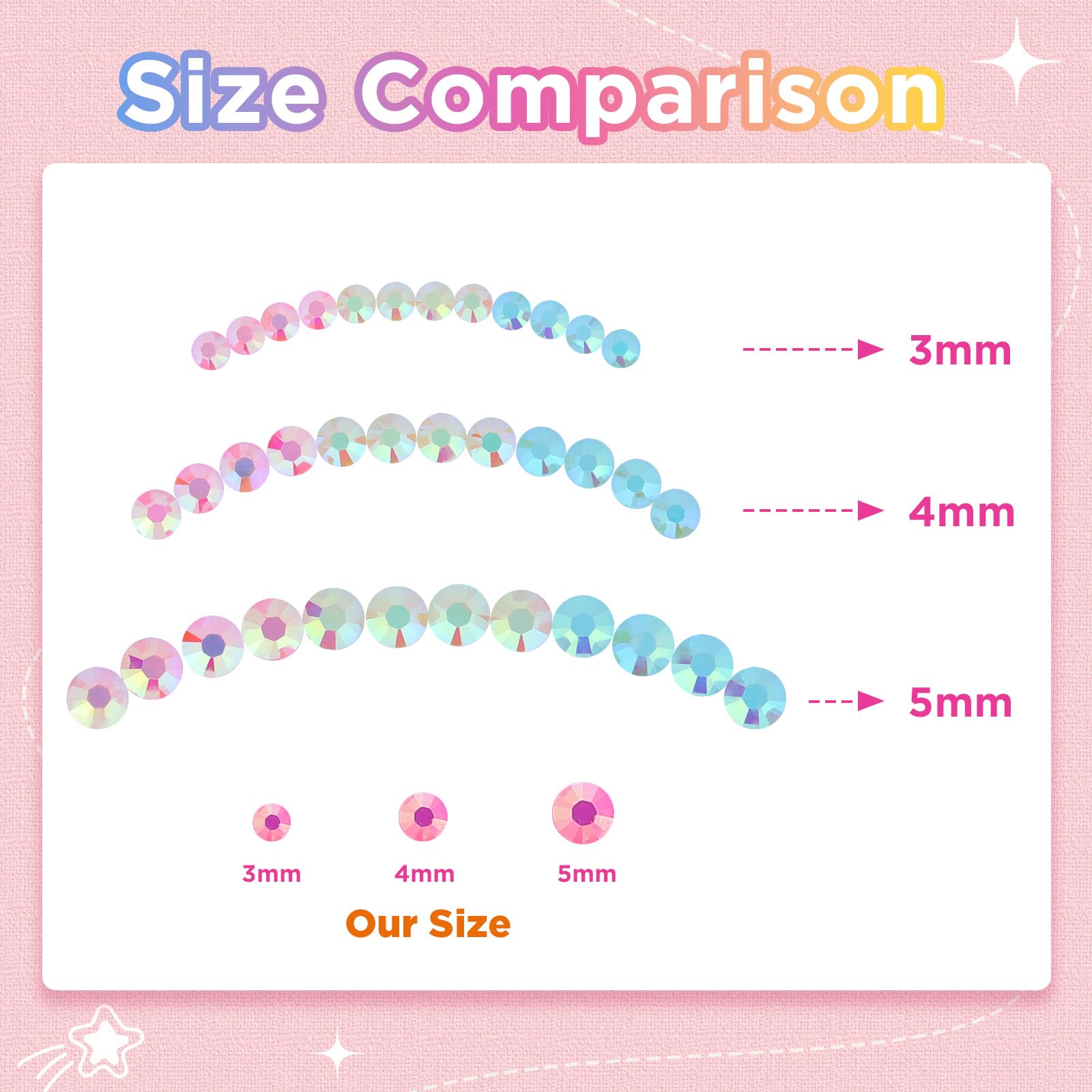 Zefy resin rhinestones on nails for nail art sparkle possibilities